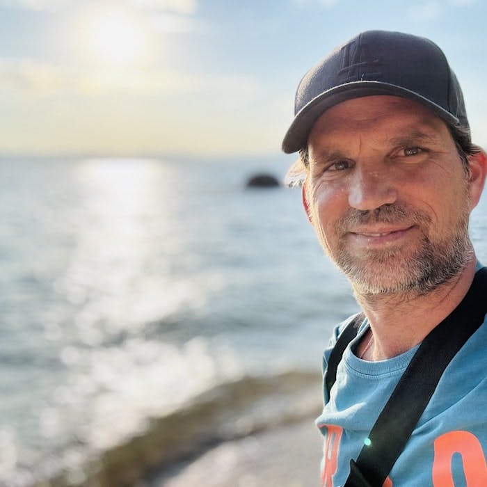 Img: baseball cap, cap, hat, photography, face, head, person, portrait, smile, man