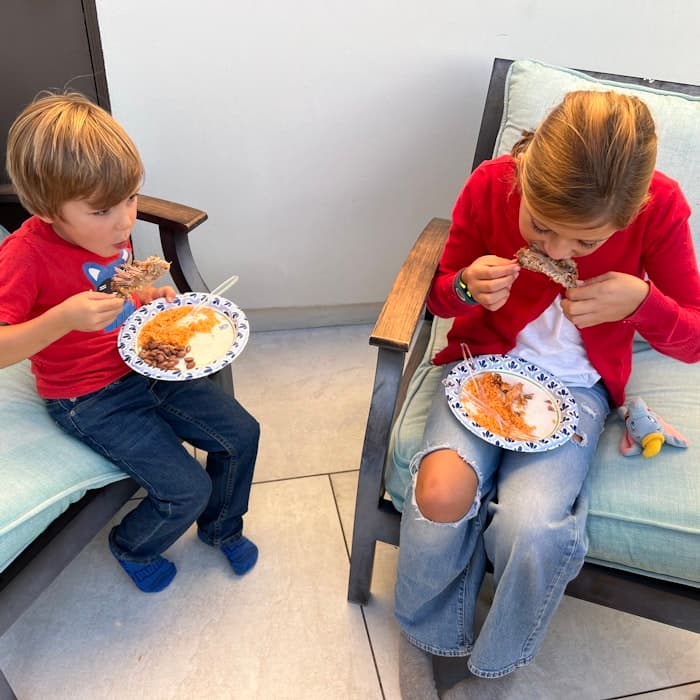 Img: eating, food, person, boy, child, male, wristwatch, plate