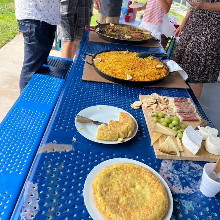 Img: adult, female, person, woman, child, girl, male, man, plate, food