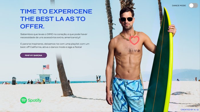 Screenshot 2023 At: adult, male, man, person, advertisement, shorts, necklace, tattoo, beachwear, flag